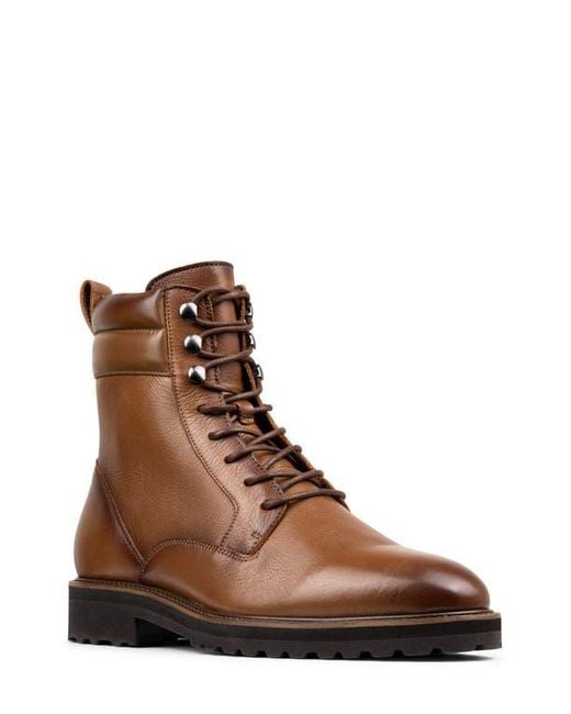 Donald J Pliner Brown Joplin Lace Up Boot for men
