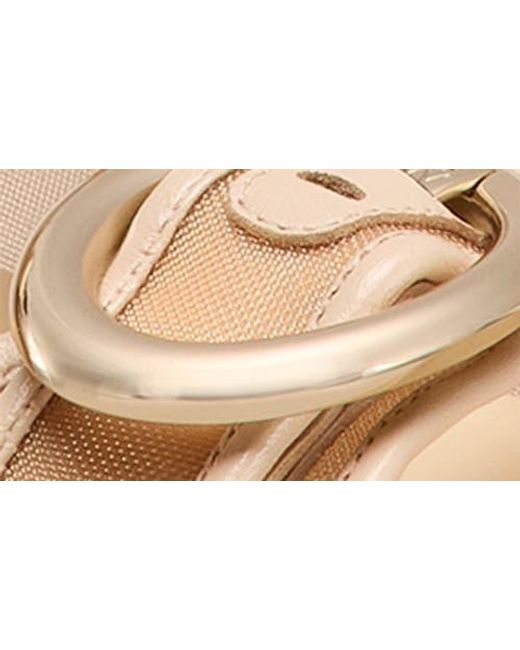 Stuart Weitzman Natural Benni Two-Strap Sandal