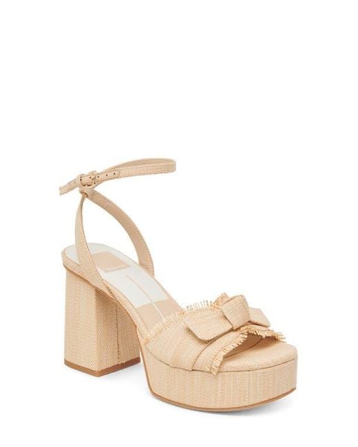 Dolce Vita Natural Blithe Platform Sandal