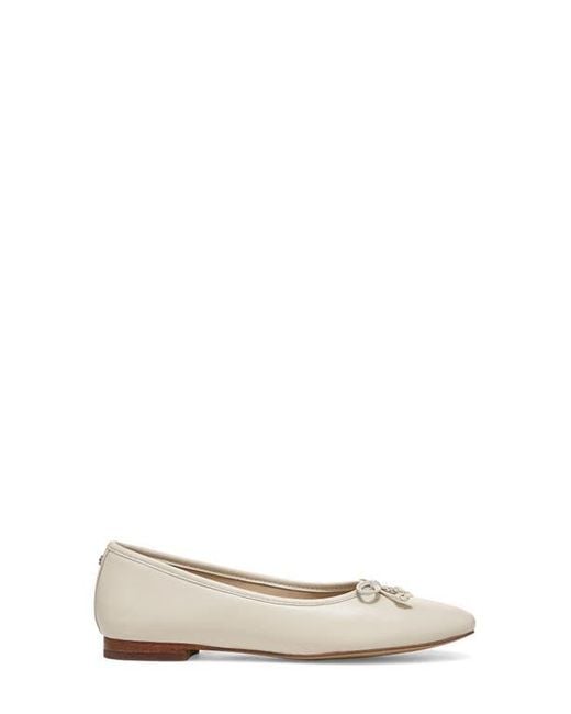 Sam Edelman White Meadow Ballet Flat