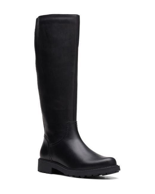 Clarks Black Orinoco Rise Knee High Boot