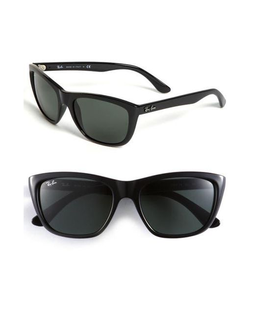 Ray-Ban Black 57Mm Cat's Eye Sunglasses