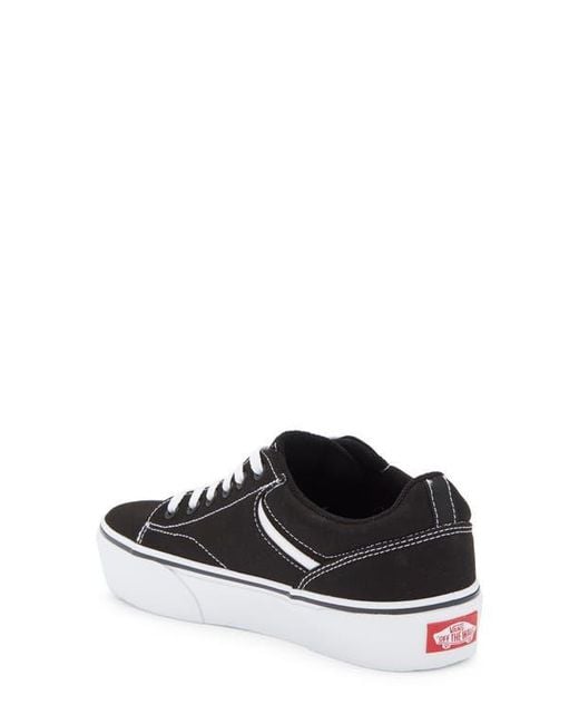 Vans White Seldan Platform Sneaker