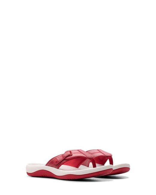 Clarks Pink Clarks Sunmaze Loop Thong Sandal