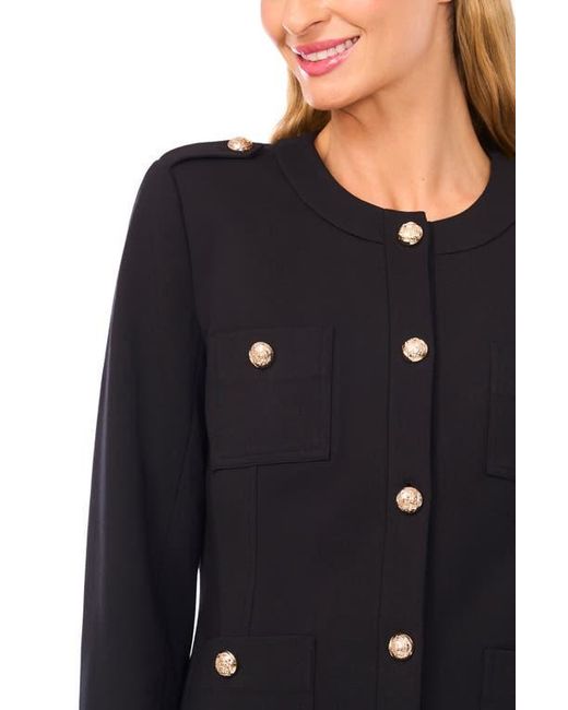 Cece Black Cardigan Blazer