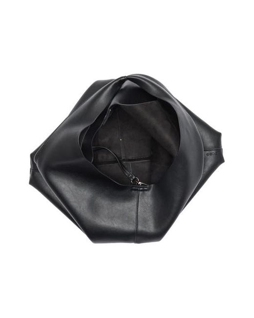 BCBGMAXAZRIA Black Triangle Hobo Bag