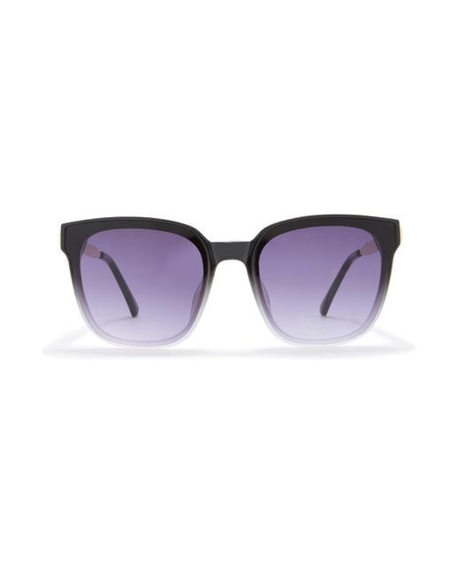 Vince Camuto Purple Two-tone Square Sunglasses
