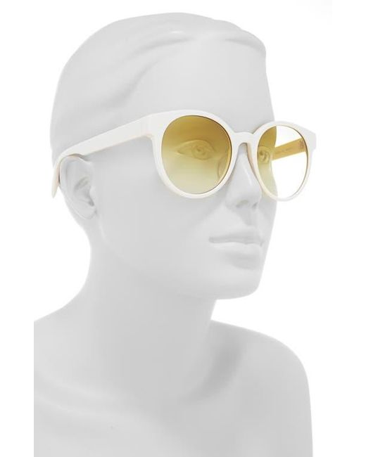 McQueen Multicolor 55Mm Gradient Round Sunglasses