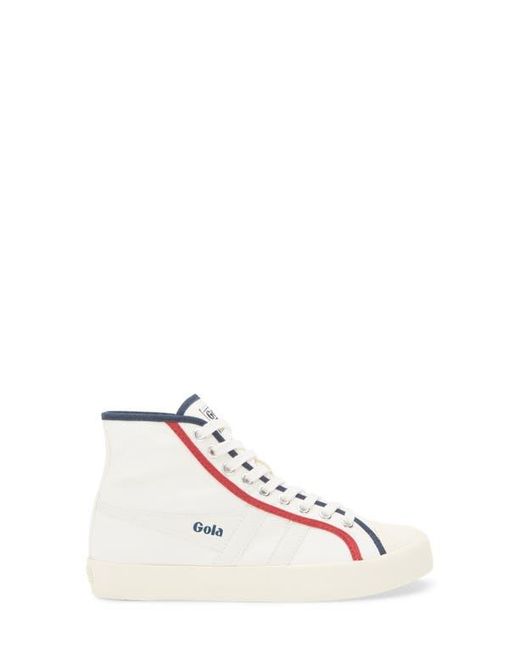 Gola White Coaster Smash High Top Sneaker