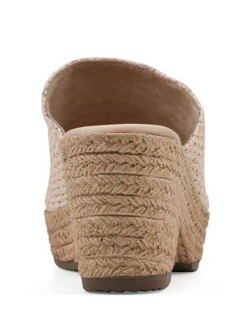 White Mountain Multicolor Biando Platform Slide Sandal