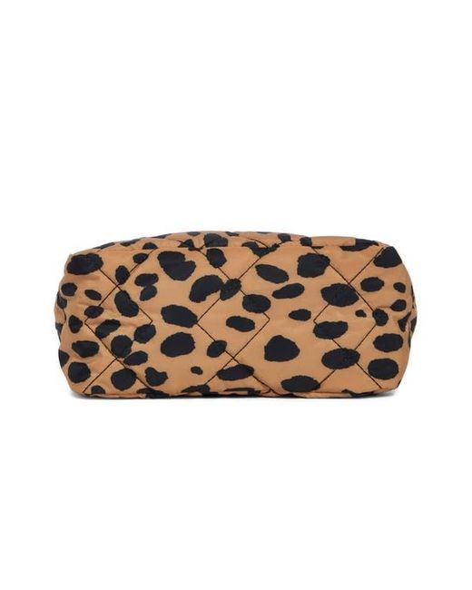 Marc Jacobs Multicolor Cheetah Print Quilted Nylon Crossbody Bag