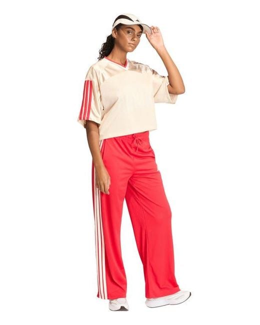 Adidas Red Stadium Mesh T-Shirt