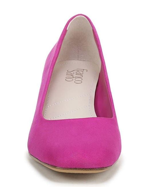 Franco Sarto Pink Linza Square Toe Pump