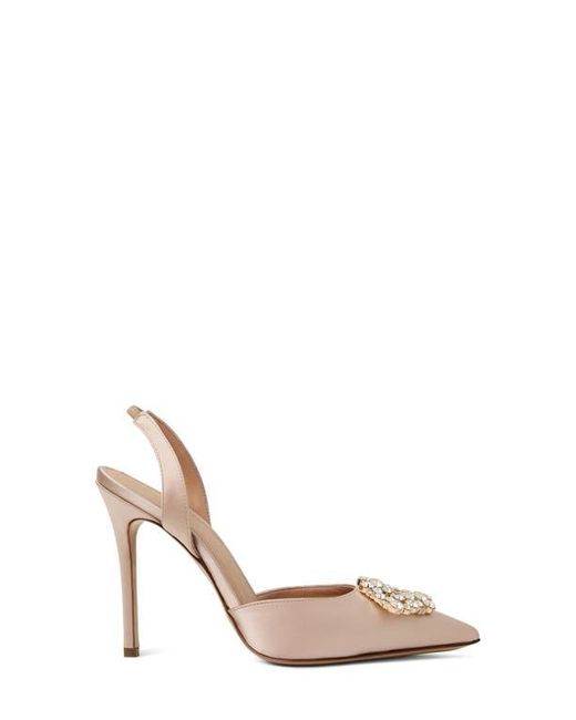 Bruno Magli Metallic Moda Slingback Pointed Toe Pump