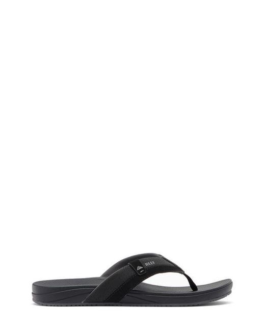 Reef Black Cushion Spring 2.0 Flip Flop for men