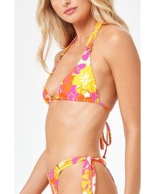 L*Space Multicolor Brielle Floral Bikini Top
