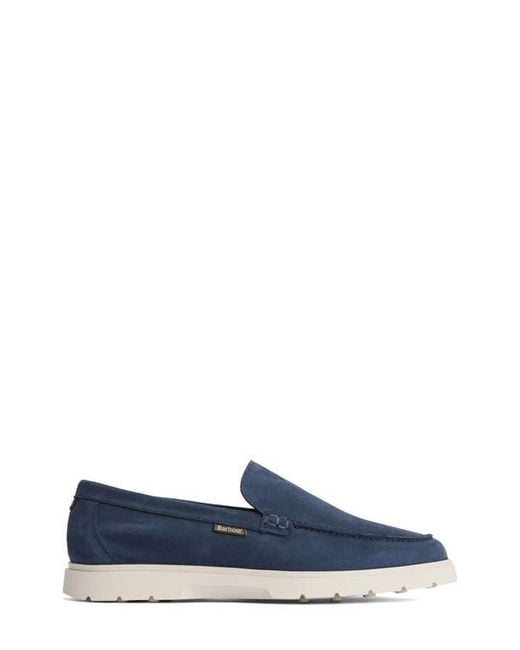 Barbour Blue Carty Moc Toe Loafer for men