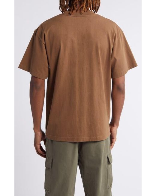 PacSun Brown Script Logo Graphic T-Shirt for men