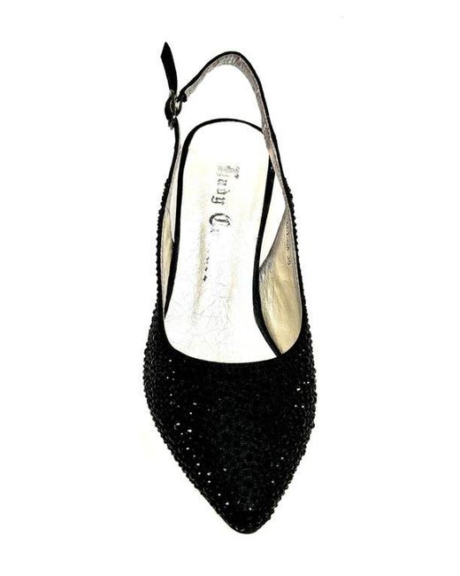 Lady Couture Black Slingback Pump
