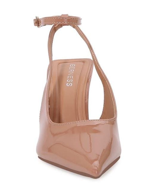 BERNESS Pink Pointed Toe Pump