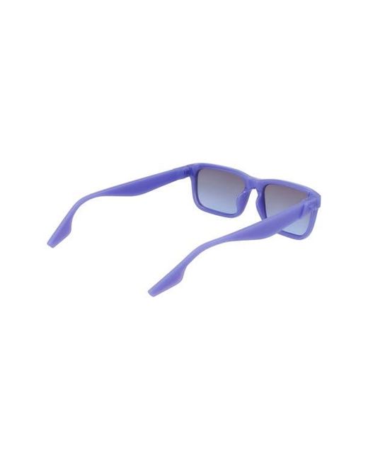Converse Blue Restore 54Mm Rectangular Sunglasses