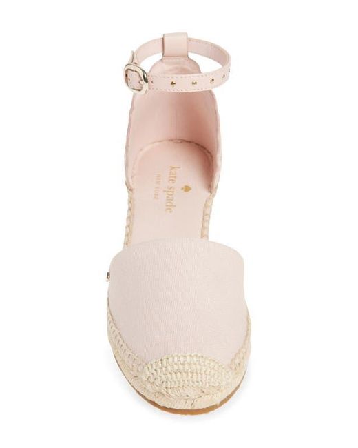Kate Spade Pink Polly Espadrille Wedge Sandal