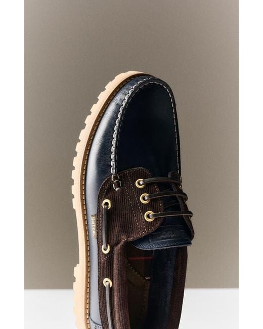 Barbour White Deck Boat Shoe for men