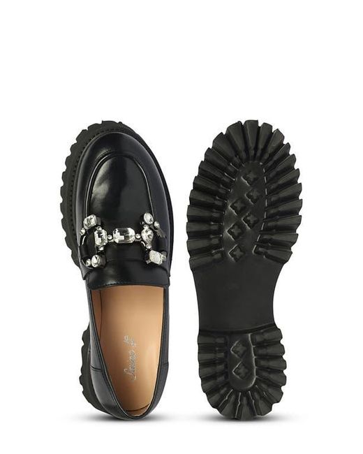 Saint G. Black Feri Platform Loafer
