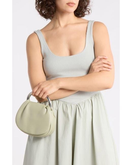 BCBGMAXAZRIA Metallic Statement Hardware Clutch