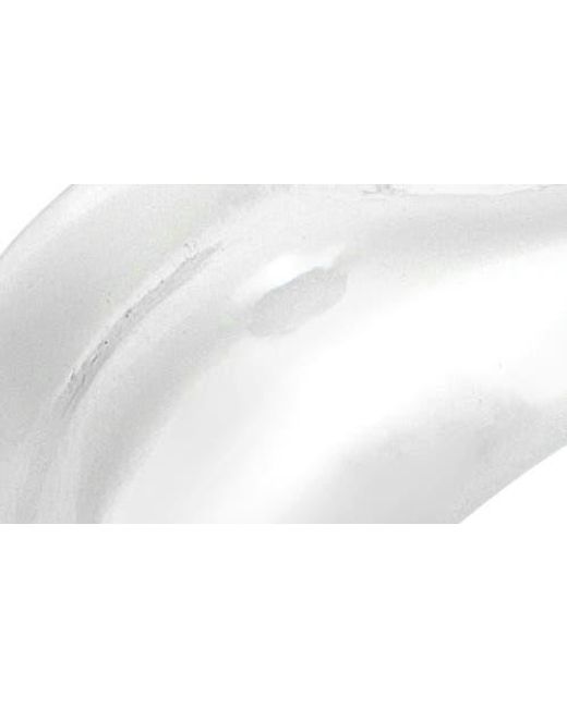 Leith White Ridged Ring