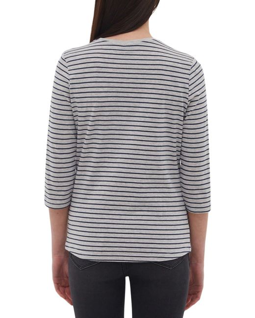 Bench Gray Savita Stripe T-shirt
