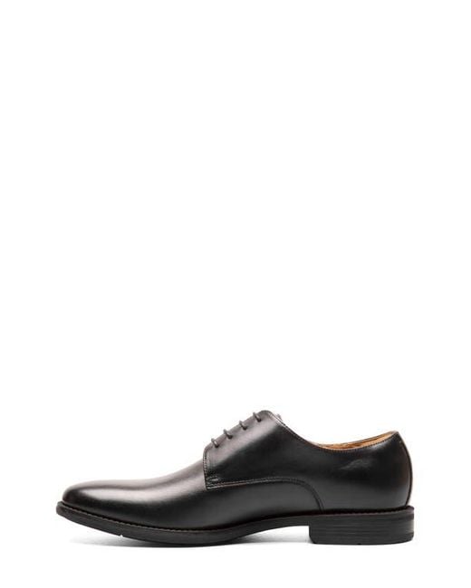 Florsheim Black Santucci Plain Toe Derby for men