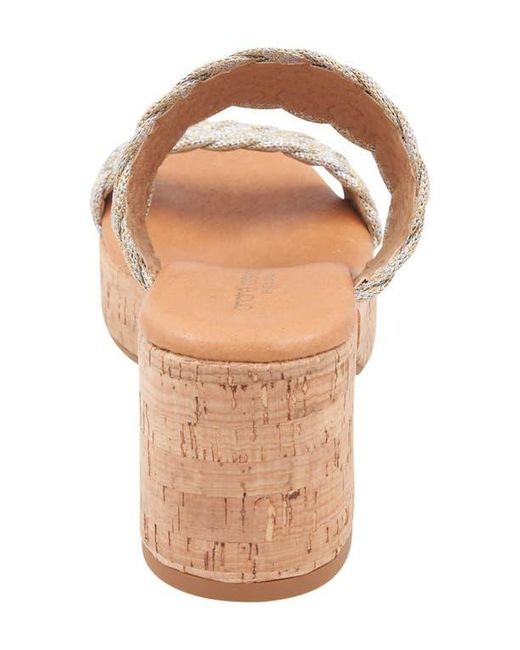 Andre Assous Pink Cairo Platform Sandal