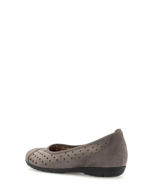 Gabor Brown 44.169 Ballet Flat