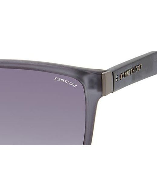Kenneth Cole Multicolor 57Mm Rectangular Sunglasses for men