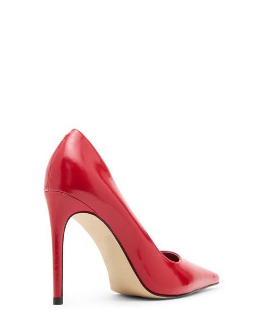 Steve Madden Red Noir Pointed Toe Pump