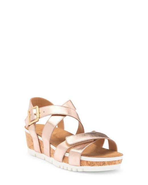 Adrienne Vittadini Natural June Platform Wedge Sandal