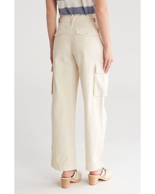 Madewell Natural Garment Dyed Low-slung Straight Leg Cargo Pants