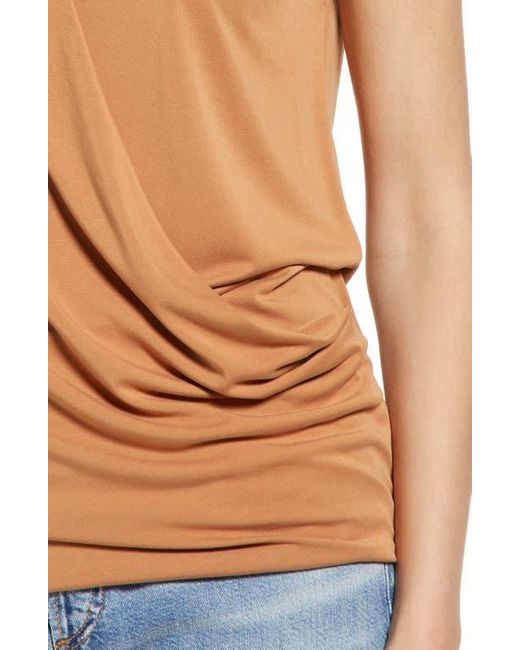 Rag & Bone Blue Christy Drape Top