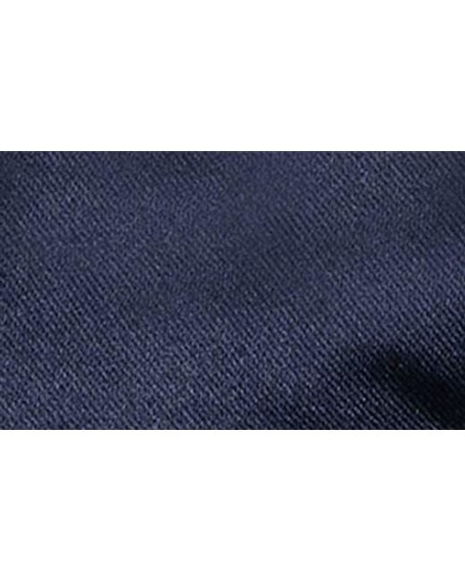 Con.struct Blue Solid Satin Bow Tie for men