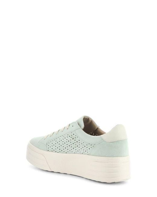 Bos. & Co. White Lotta Platform Sneaker