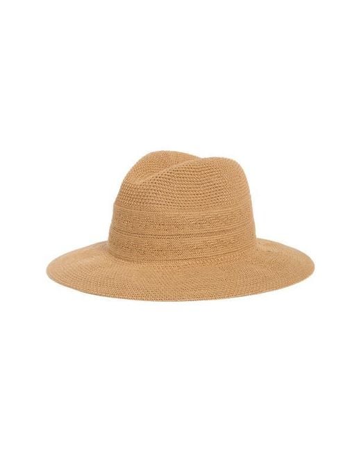 Scala Natural Knit Fedora