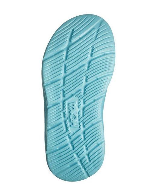 Hoka One One Blue Gender Inclusive Ora Luxe Slide Sandal