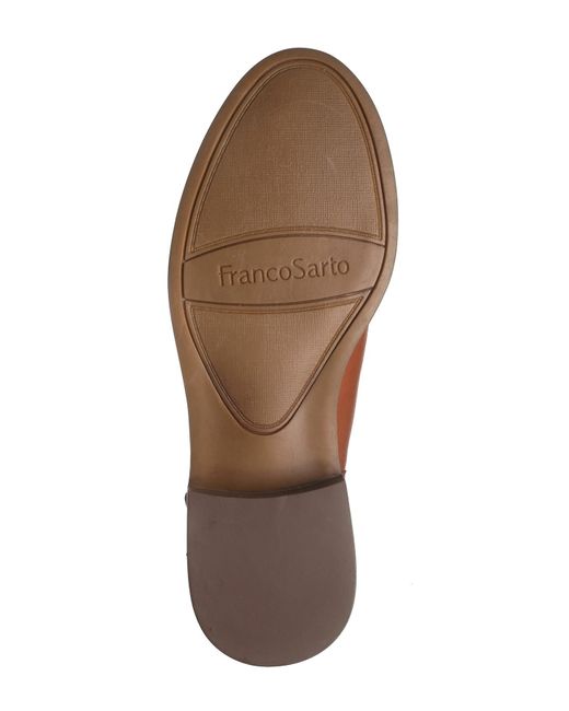 franco sarto halford ankle boot cognac