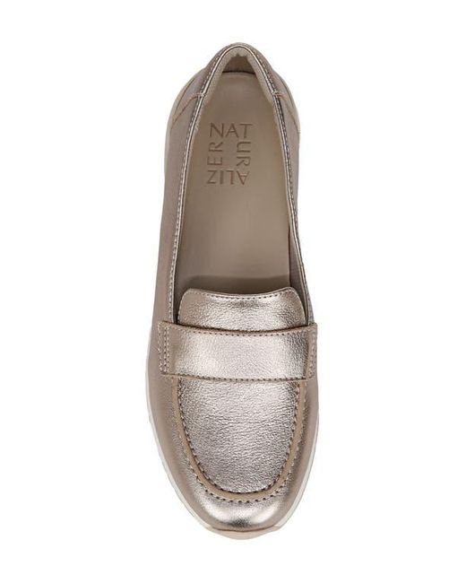 Naturalizer Gray Lucy Loafer Flat