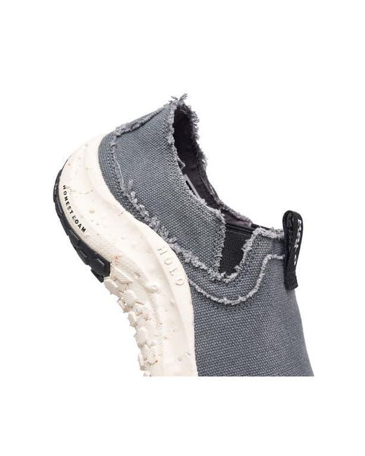 HOLO Footwear White Athena Moc Slip-On Shoe
