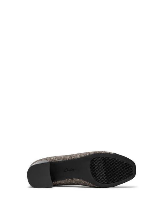 Clarks Black Iridessa Cap Toe Pump