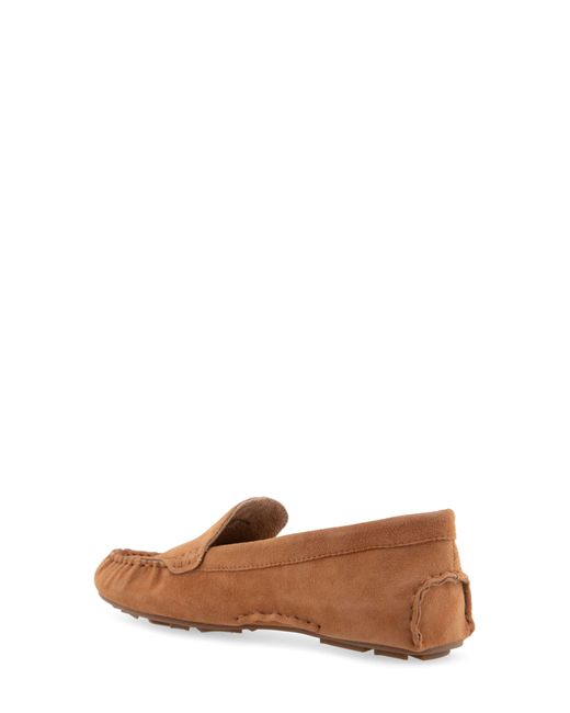Aerosoles Brown Coby Moc Toe Loafer