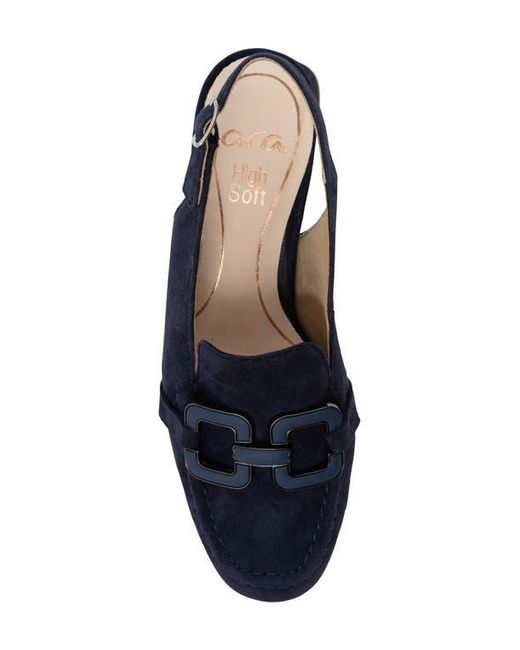Ara Blue Granada Slingback Pump