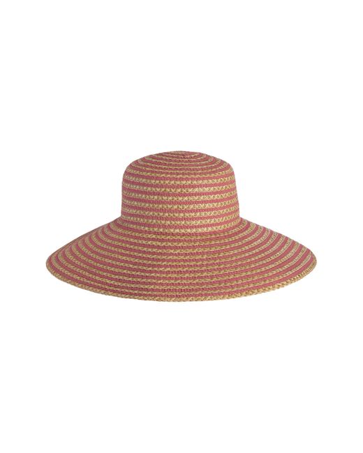 Eric Javits Pink Margot Packable Straw Hat
